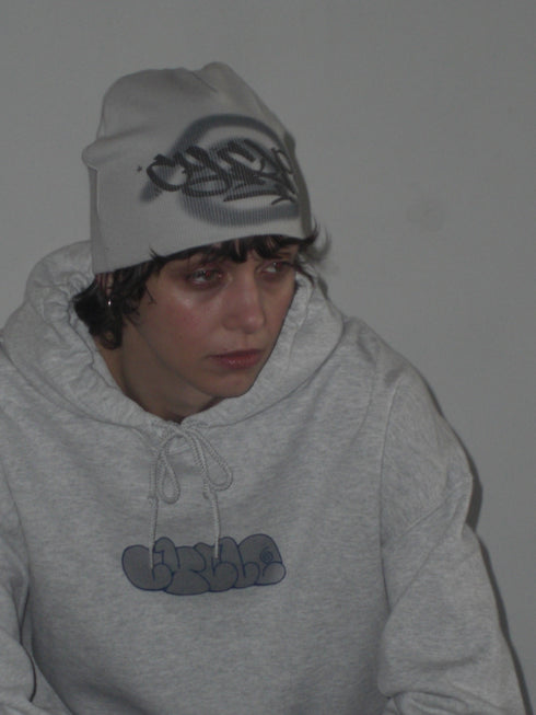 nyke × Cycle SPIRAL TAG BEANIE -GRAY- *Last1